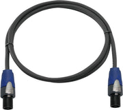 PSSO Luidsprekerkabel Speakon 2x2.5 10m zwart