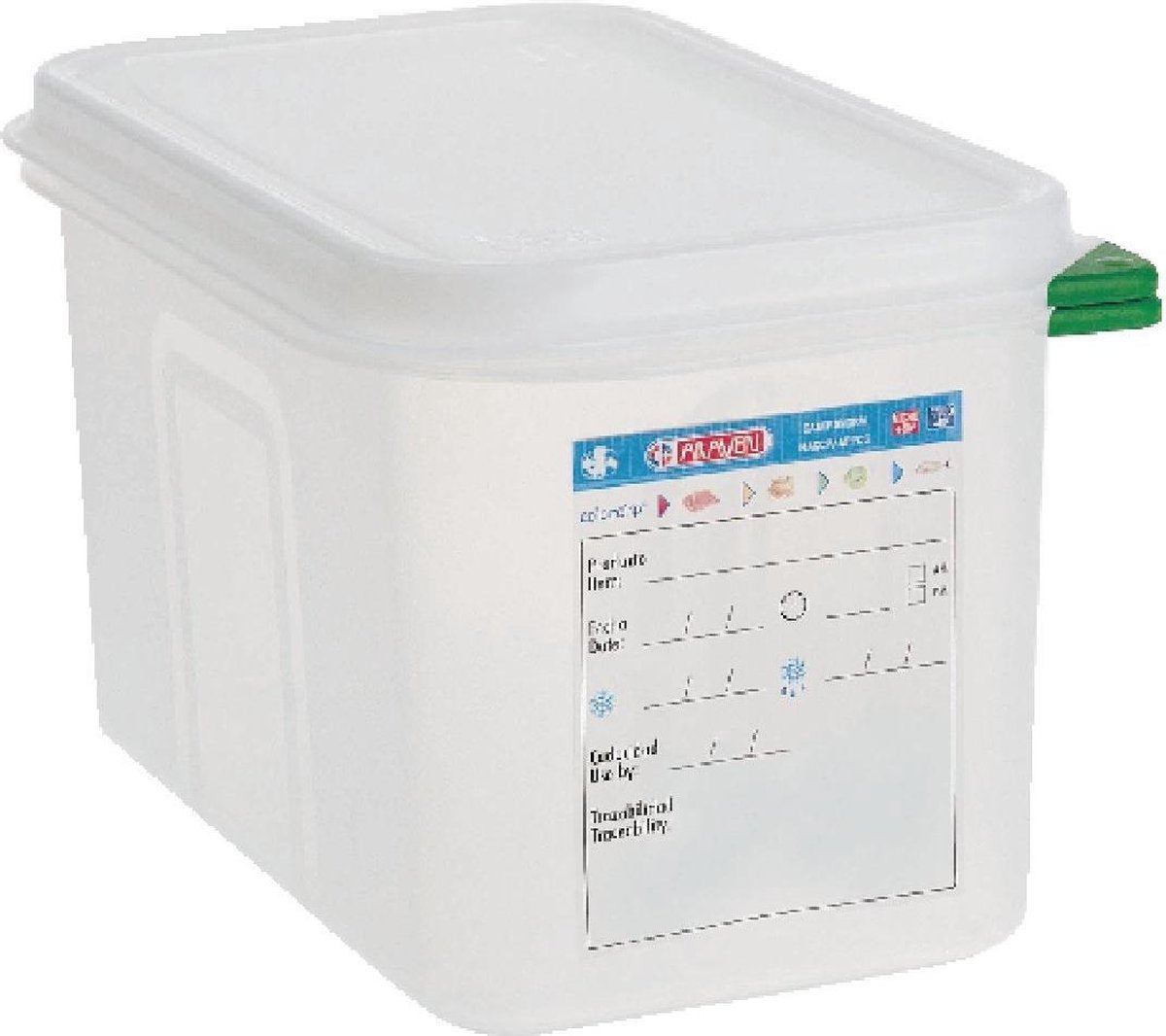 Araven GN1/4 voedselbak met deksel 4.3ltr