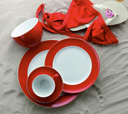 Thomas Sunny Day New Red cappuccinokop + schotel