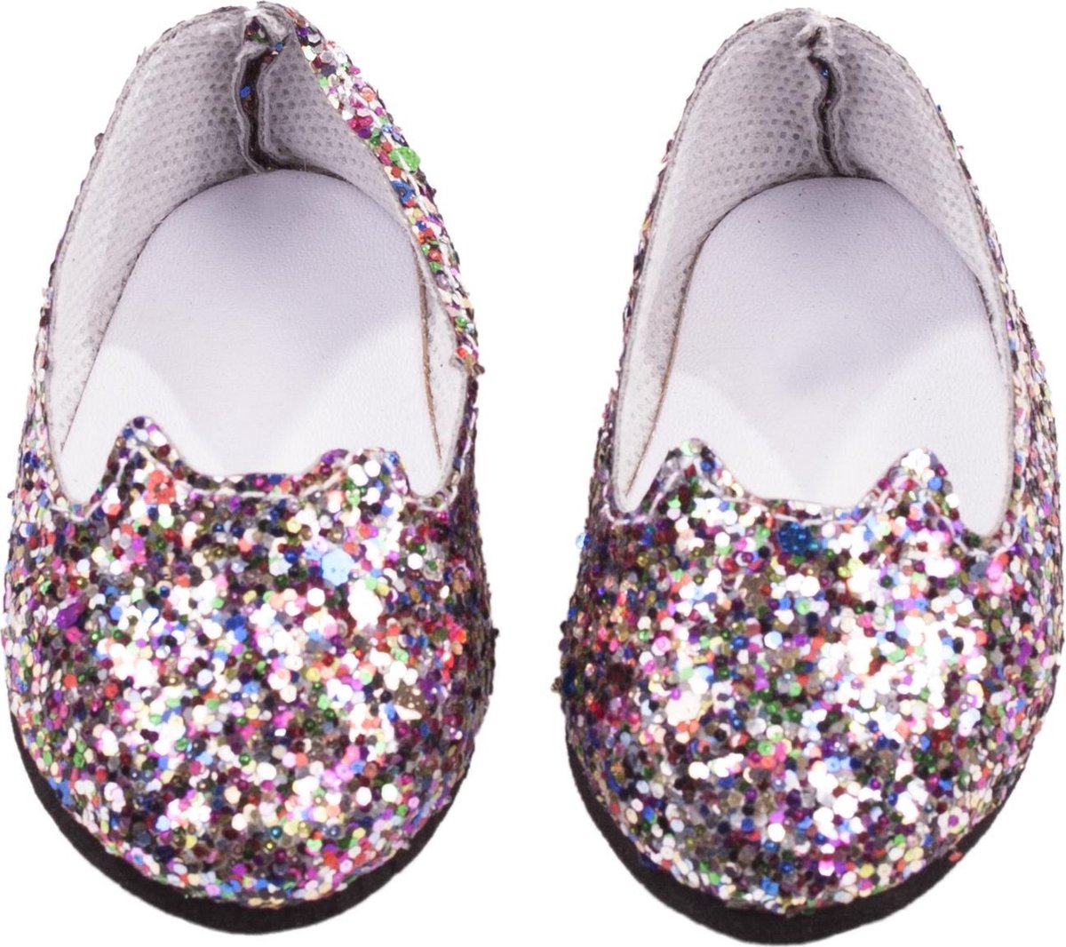 Götz Poppenschoentjes Götz Baby's 42cm Ballerina's - met glitters