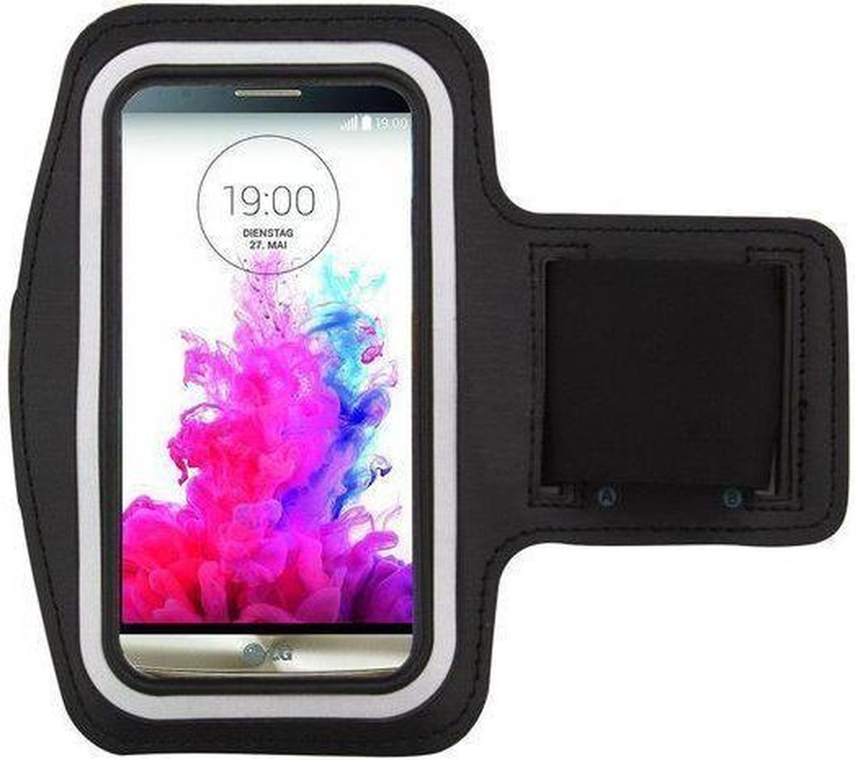 Hardloop Sport Armband voor LG G3 Zwart