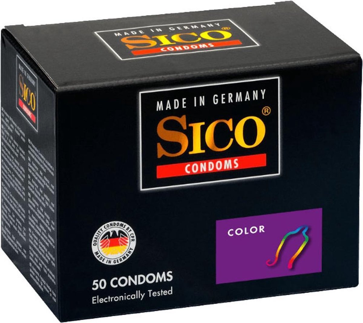 Sico Color Condooms - 50 Stuks