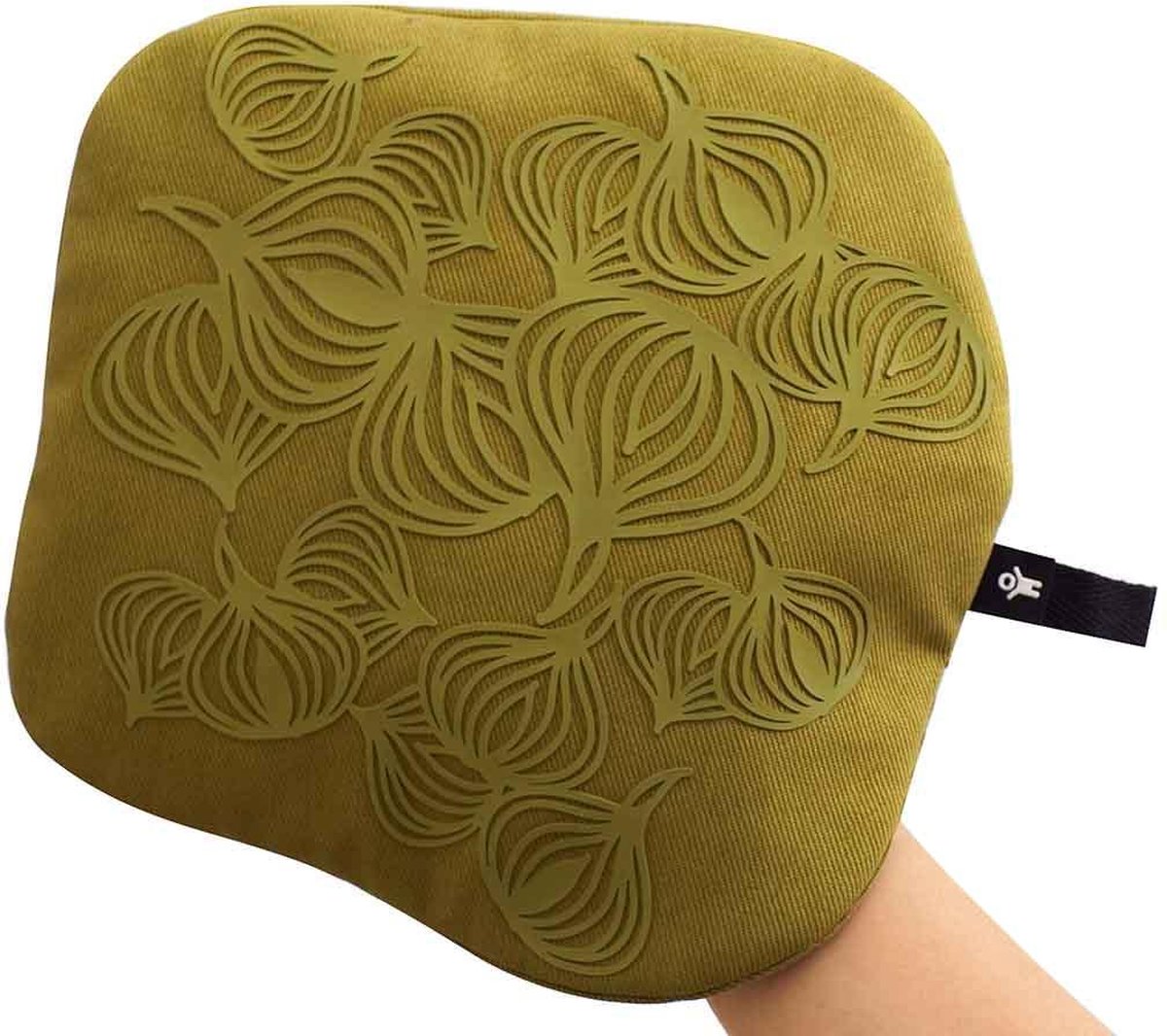 BOSIGN - multifunctionele pannenlap met anti slip patroon | Potholder olijf groen | 1 stuks