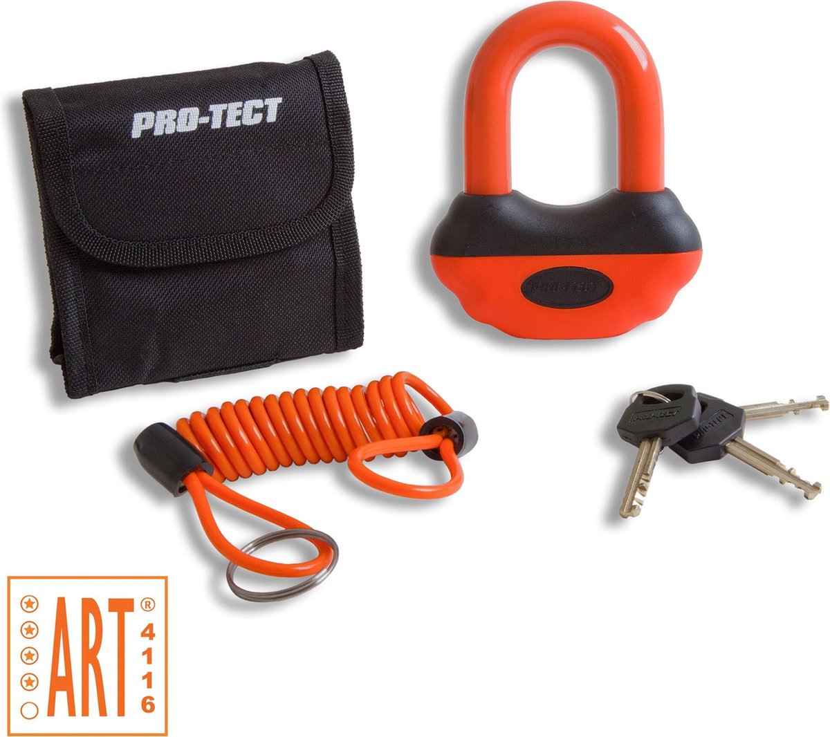 Pro-tect Schijfremslot ART 4 - Oranje