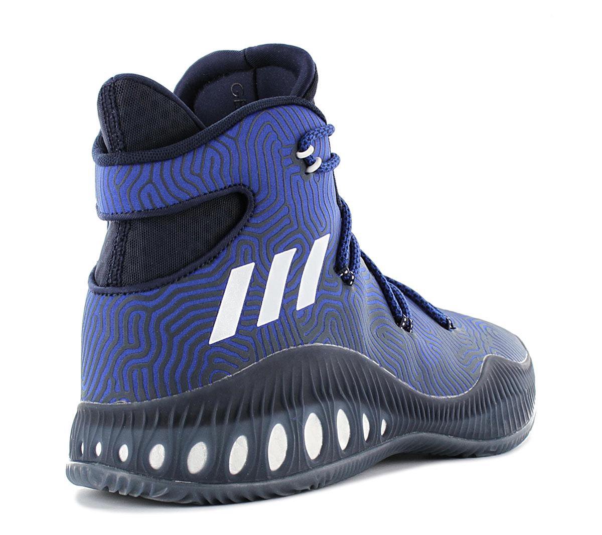 adidas Crazy Explosive B49394 Heren Basketbalschoenen Sportschoenen Sneakers Schoenen Blauw - Maat EU 40 2/3 UK 7
