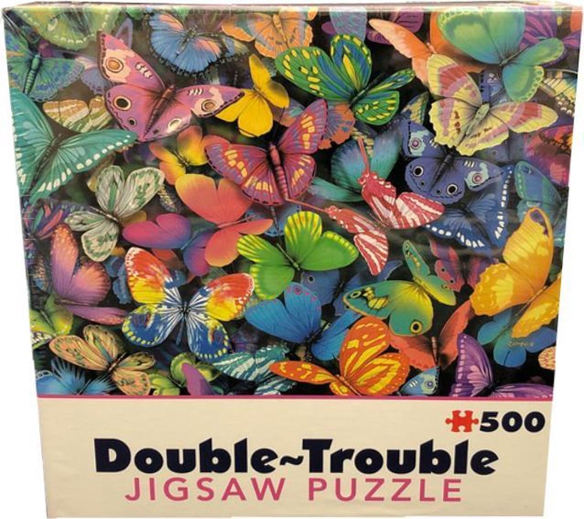 Double-Trouble Puzzle - Butterflies (500)