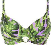 Freya - Jungle Oasis Bikini Top - maat 75F - Bloemenprint Groen Paars