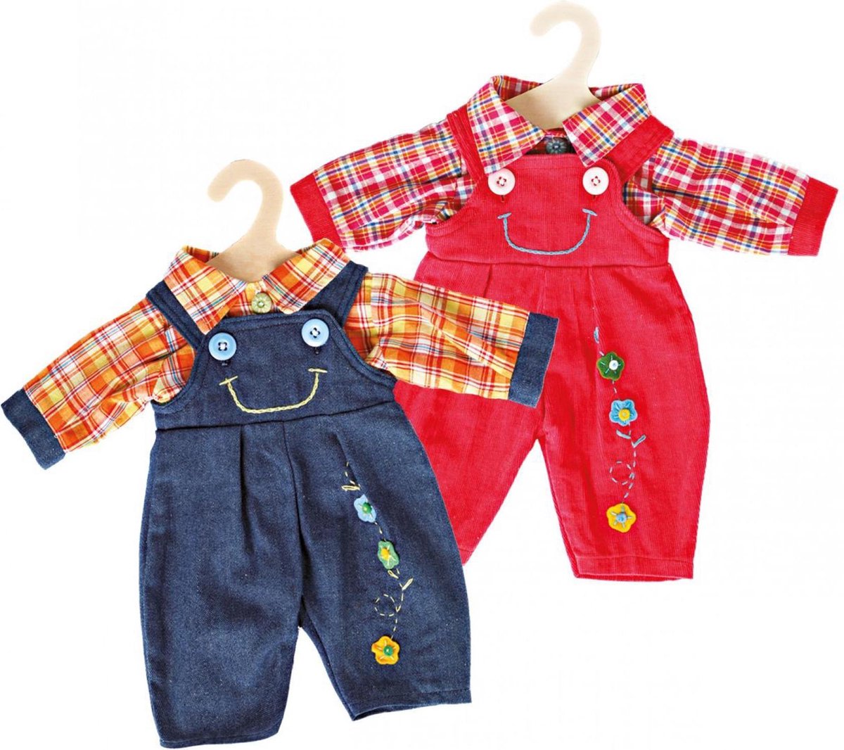 Poppen Tuinbroek met Shirt