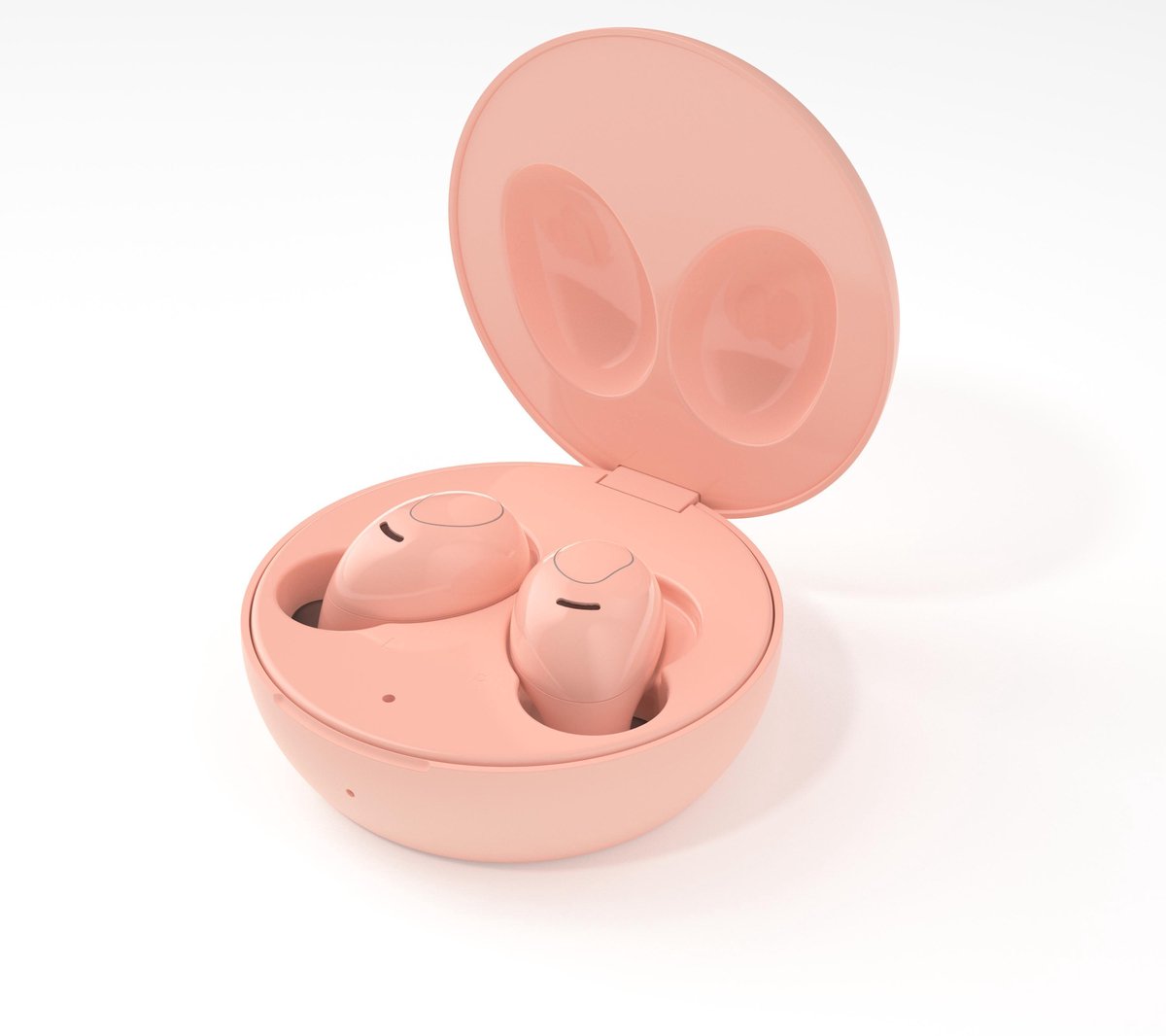 LEDWOOD - bluetooth oortjes -  – earbuds - S9 TWS BT 5.0 - draadloos opladen - Induction charge - Roze