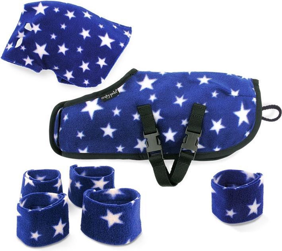 Crafty ponies Knuffeldeken - Blauw