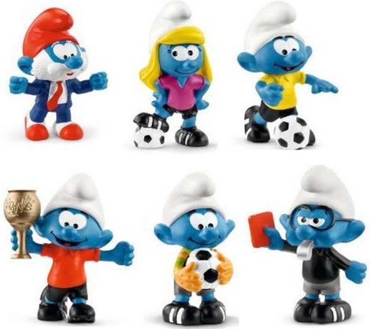 Voetbal set 2018 Schleich Smurfen