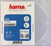 Hama 04751165 Cd Slim Box - 25 stuks / Transparant