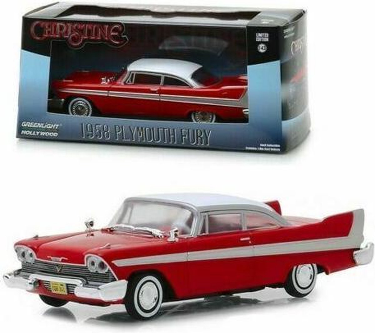 Plymouth Fury 1958 "Christine" (1983) Movie Red 1/43 Greenlight Collectibles