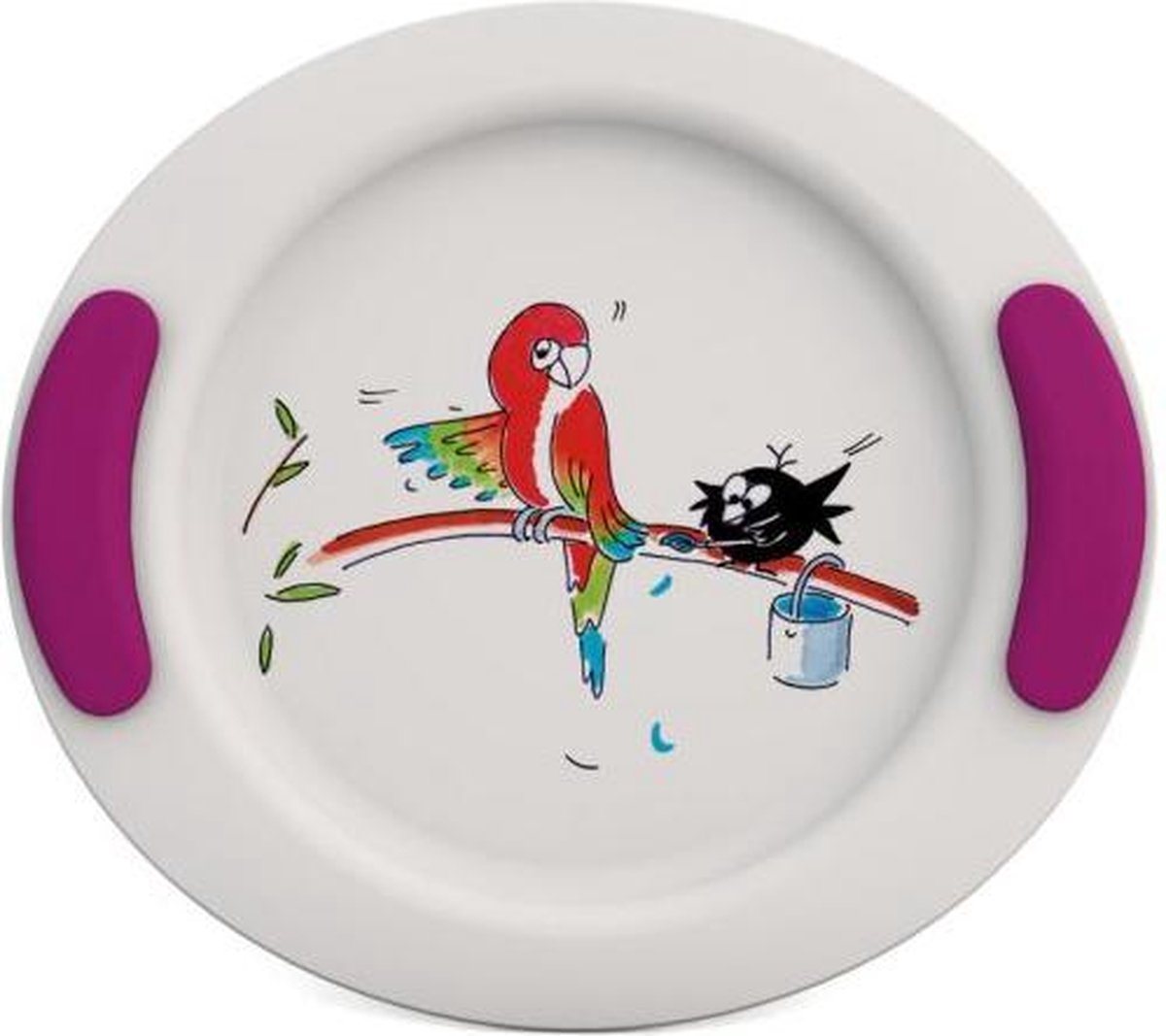 Kinderbord Papegaai - Paars