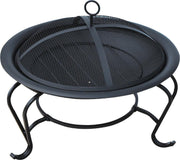 Vuurkorf met vonkenbescherming - Vuurschaal - Vuurkorven voor buiten - Terrashaard - Vuurschaal - BBQ