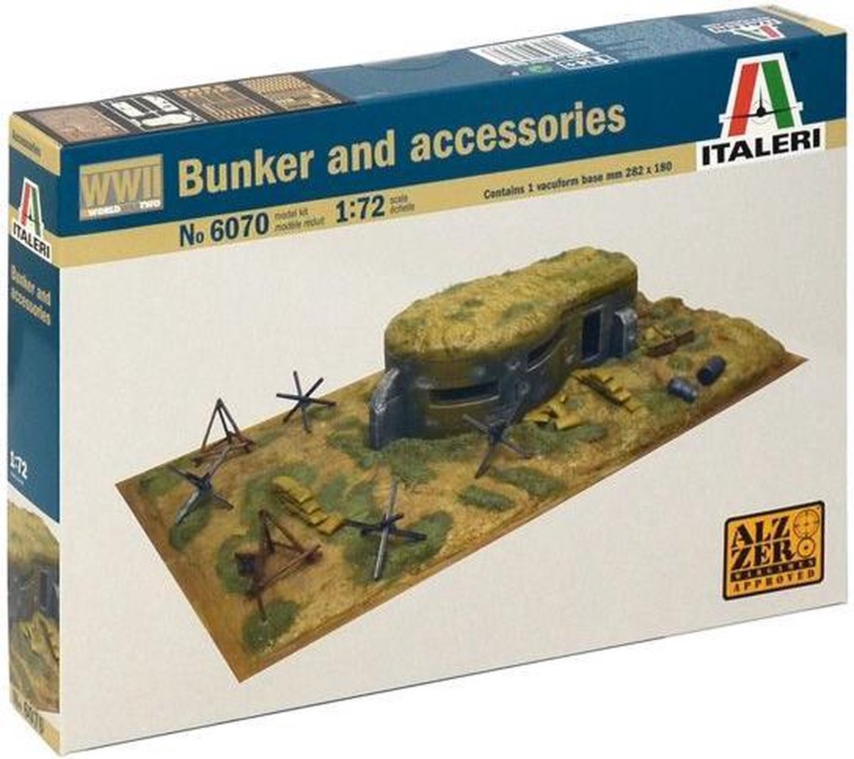 Italeri - Wwiibunker And Accessories 1:72 (Ita6070s)