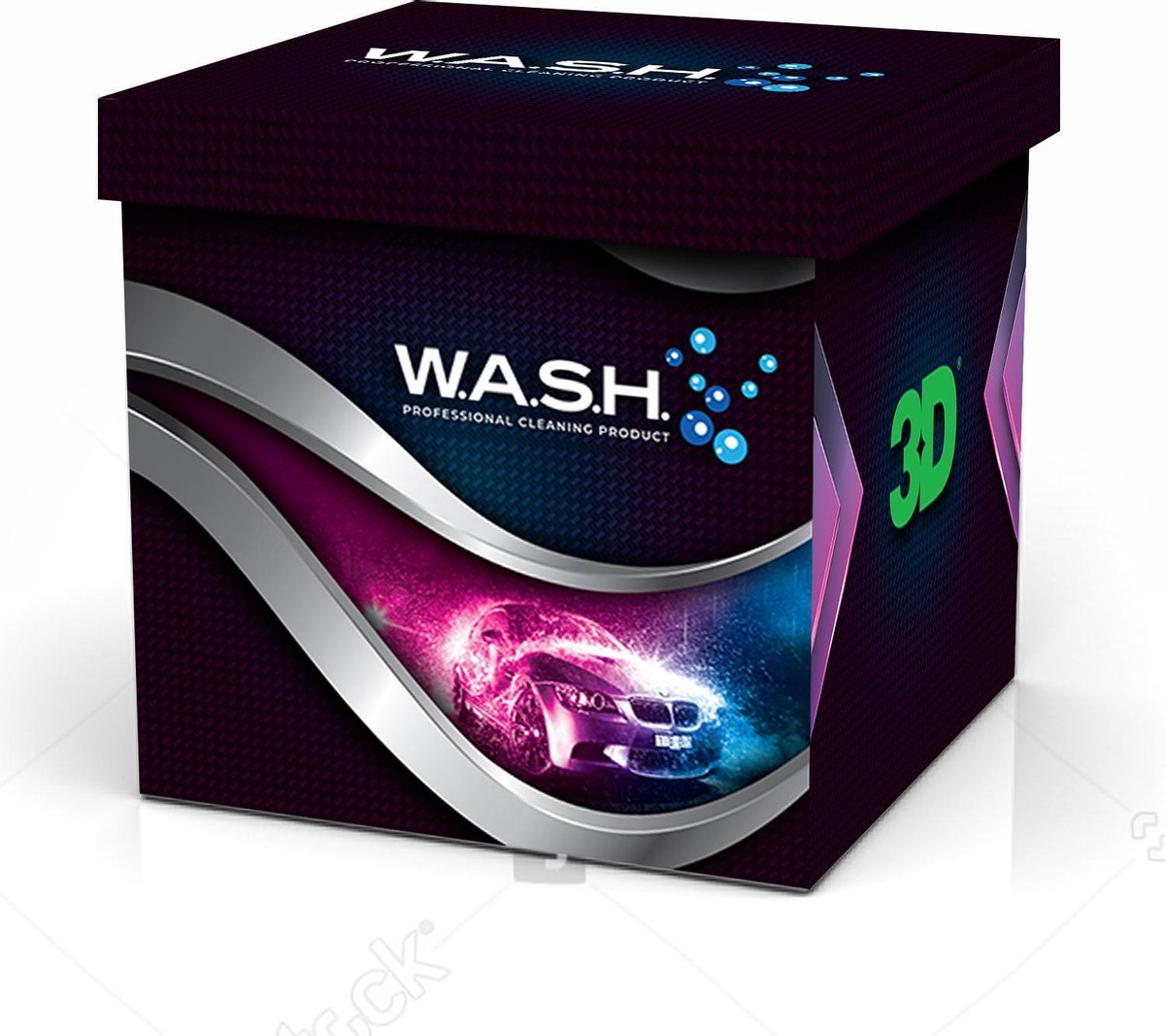 W.A.S.H. AUTOWASSEN POETSEN ONDERHOUDEN MYSTERY KADO BOX - ter waarde van Euro 100