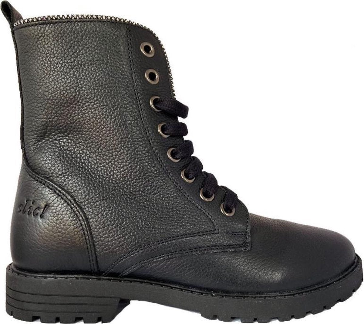 Clic! Veterboots zwart - Maat 34