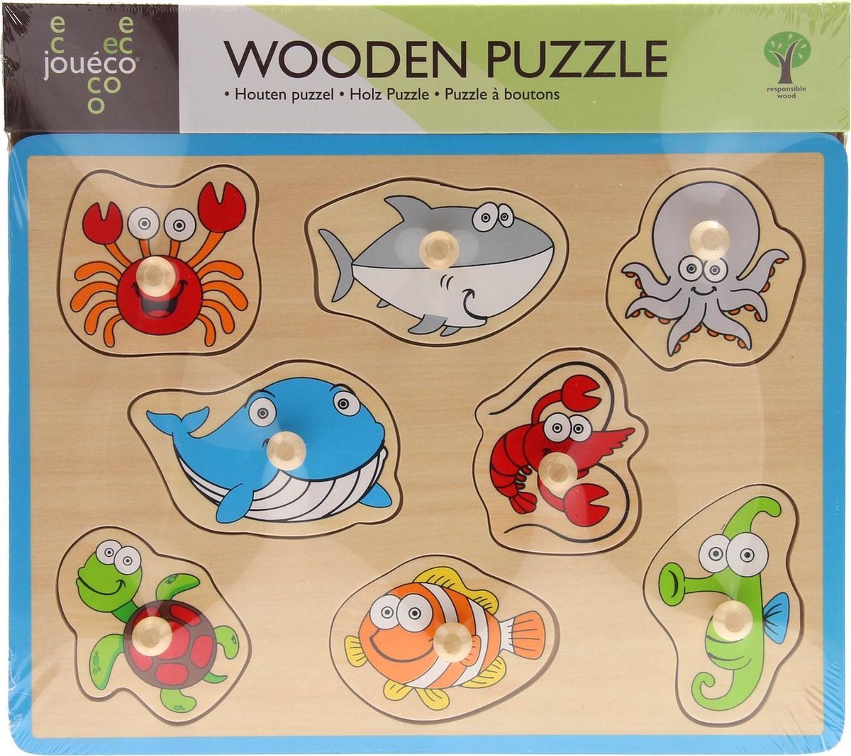 Jou�co Houten knopjespuzzel