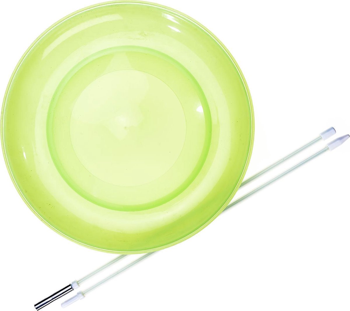 Set Acrobat Soft Spinning Plate yellow + hand stick