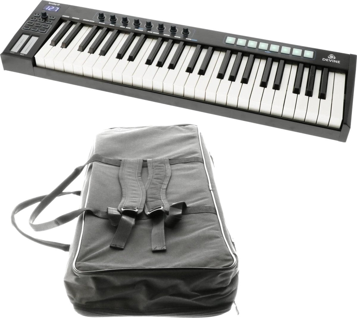 Devine VersaKey 49 + MIDIBAG-02 tas