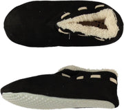 Zwarte Spaanse pantoffels/sloffen voor jongens/meisjes - Huissloffen voor kinderen - Kinder pantoffel/slof 35-36
