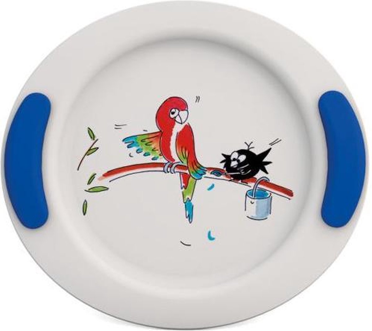 Kinderbord Papegaai - Blauw