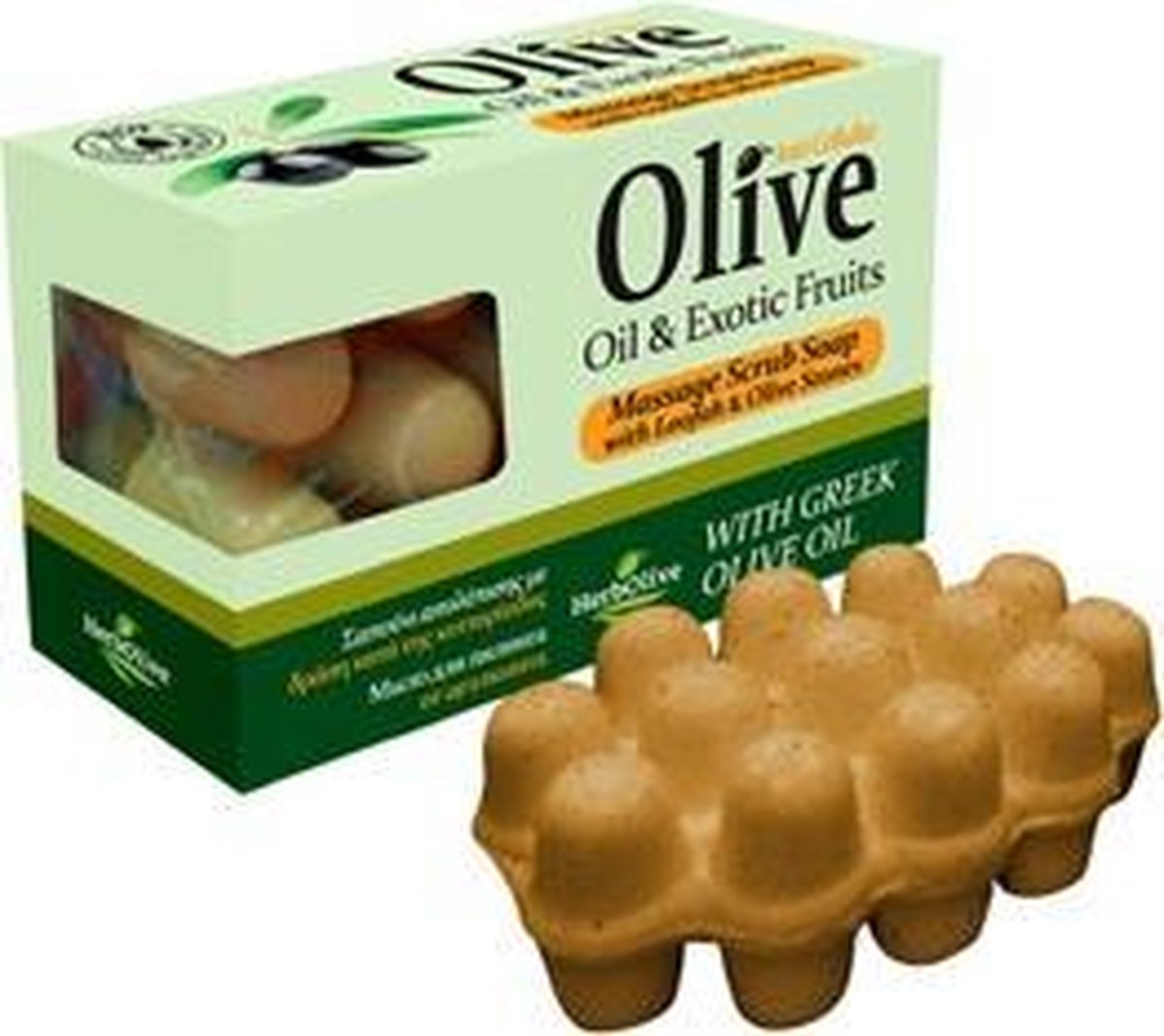 HerbOlive Zeep Massage *Olijfolie & Exotic Fruit* 100g