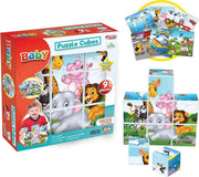 Blokkenpuzzel - Kinderpuzzels - Kinderpuzzels 3 jaar - Baby puzzel - Kubus - Kubus puzzel - Kinderspellen - Kinderpuzzels 2 jaar - Kinderpuzzels 5 jaar