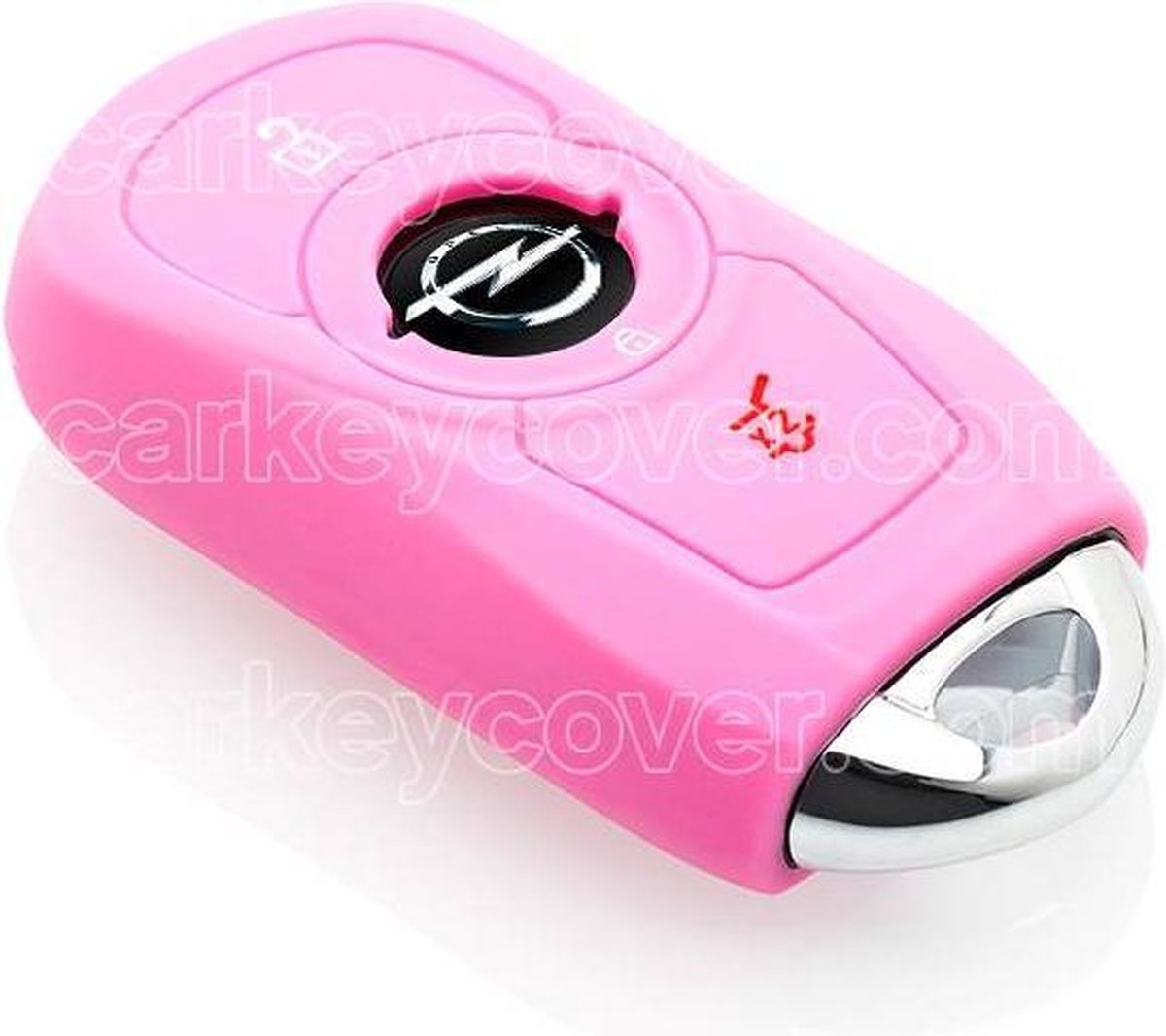 Opel SleutelCover - Roze / Silicone sleutelhoesje / beschermhoesje autosleutel