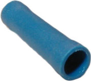 Kabelstekker verbinder Geïsoleerd Blauw 100 stuks