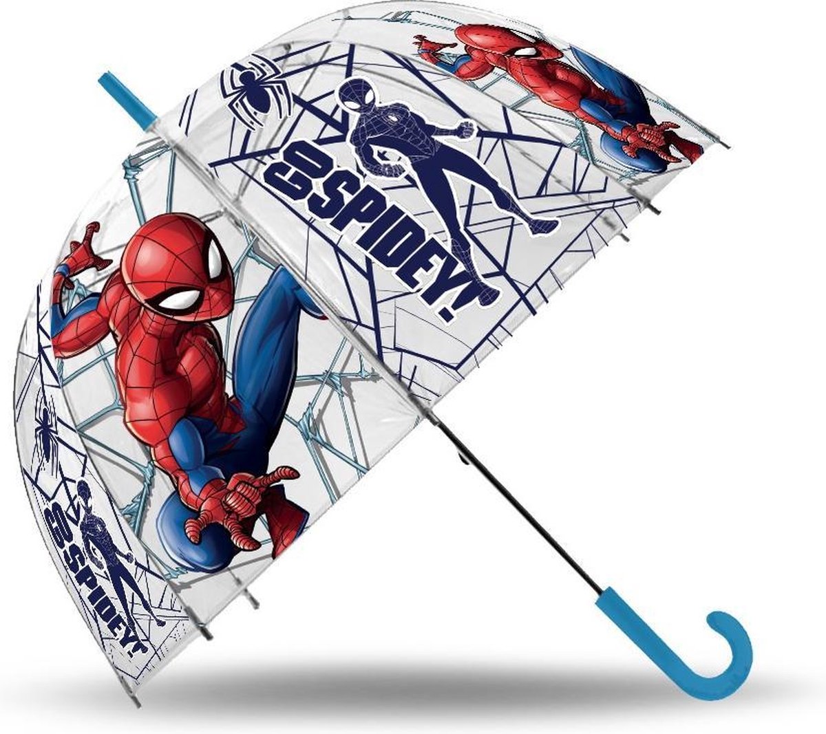 SpiderMan Paraplu - ø 70 x 70 cm - Blauw