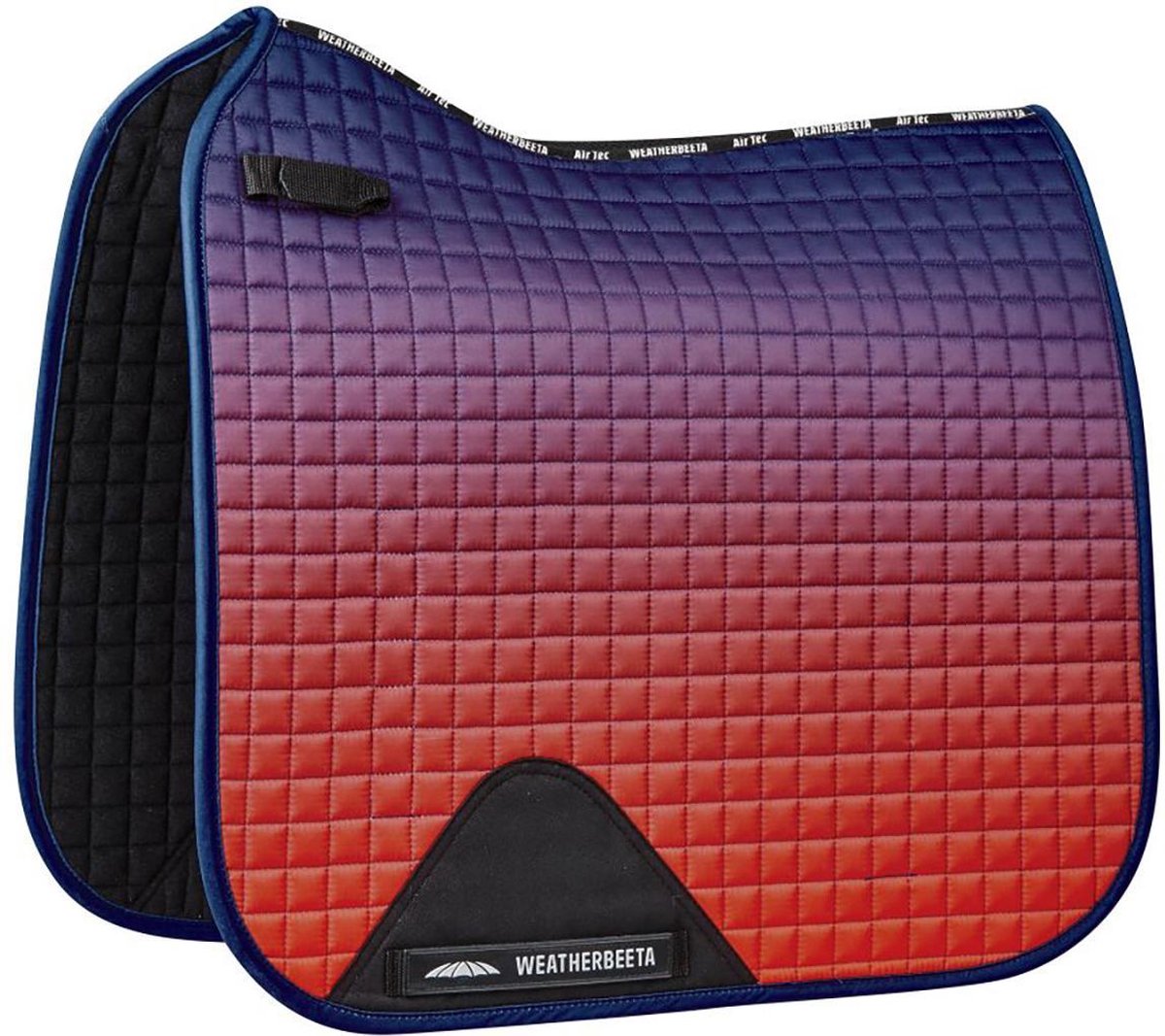Weatherbeeta Zadeldek  Ombre - Dark Blue-silver - dressuur Paard