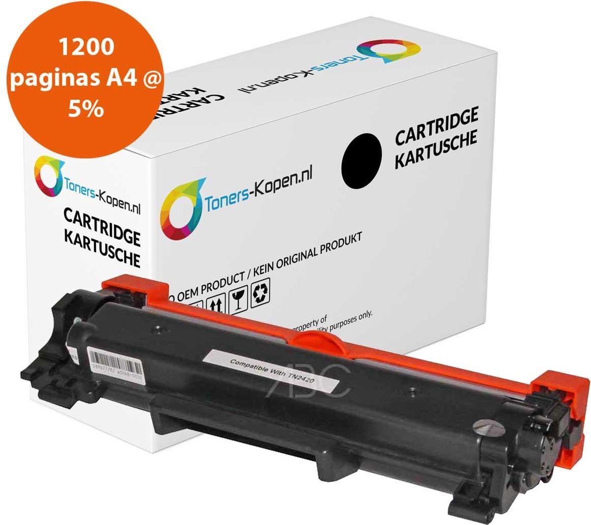 Compatibel Toner voor Brother TN-2410 TN-2420 1.200 pagina's Toners-kopen_nl