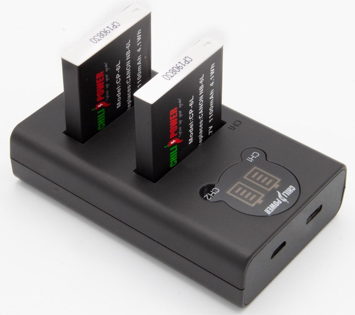 ChiliPower NB-6L Canon USB Duo Kit - Camera accu set
