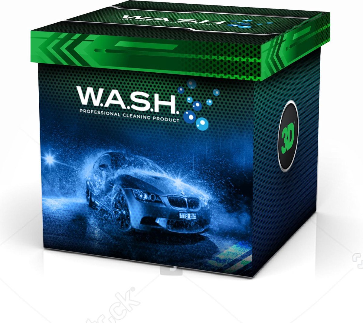 W.A.S.H. AUTO WASSEN & POETSEN MYSTERY KADO BOX - ter waarde van Euro 50