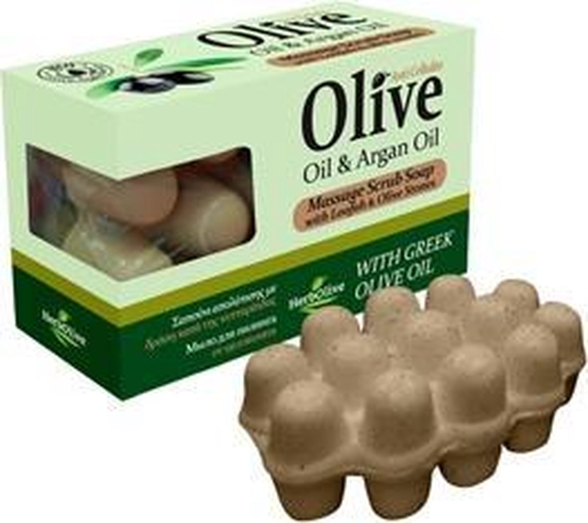 HerbOlive Zeep Massage *Olijfolie & Arganolie* 100g