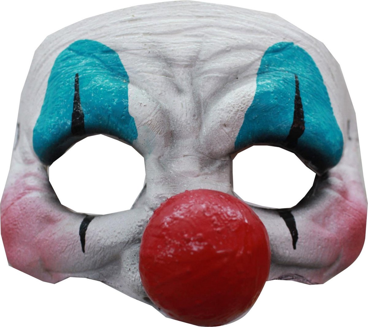 Half Gezichtsmasker (Latex) Happy Clown
