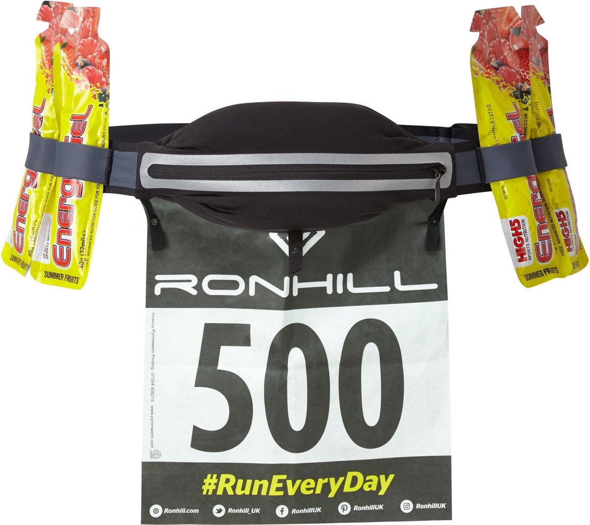 Ronhill Marathon Waist Belt Zwart
