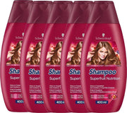 Schwarzkopf shampoo superfruit nutrition - 5 x 250ml - voordeelverpakking