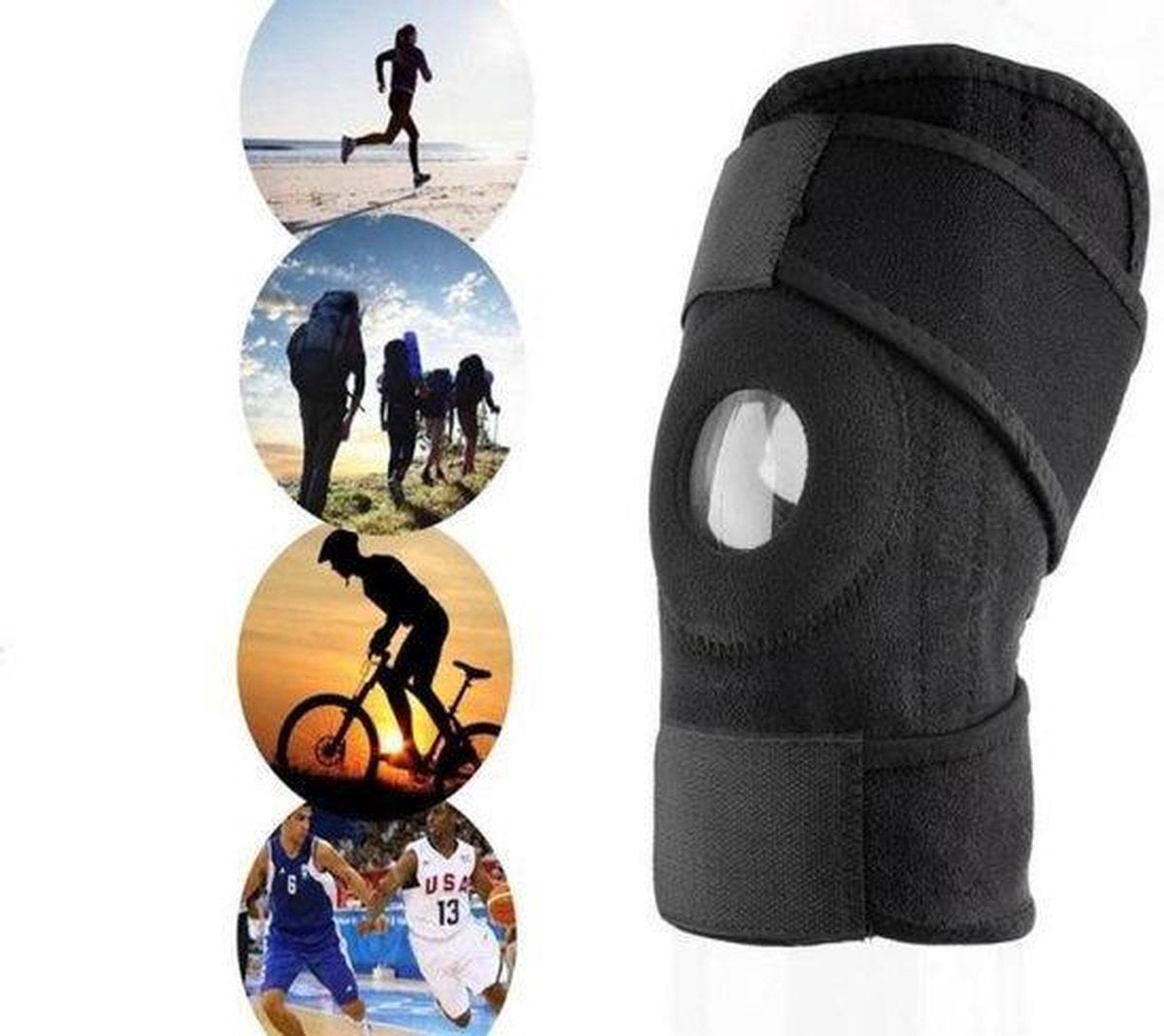 Knie Brace - Zwart