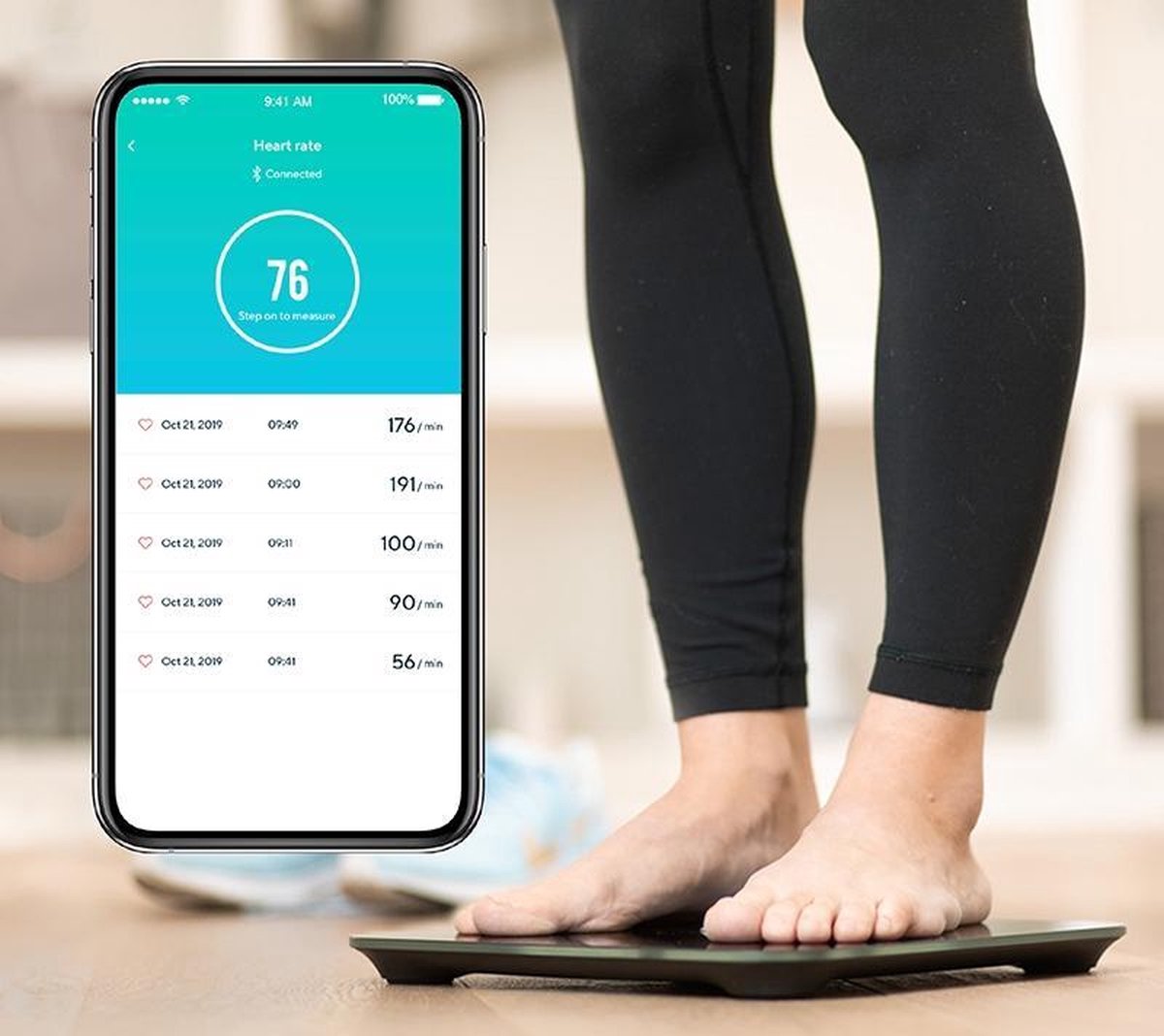 Wyze Scale - Slimme Personenweegschaal - Met lichaamsanalyse - 12 Meetfuncties