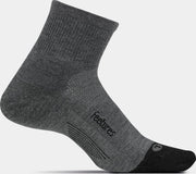 Feetures - Merino10 - Ultra Light - Quarter - Grijs - XL