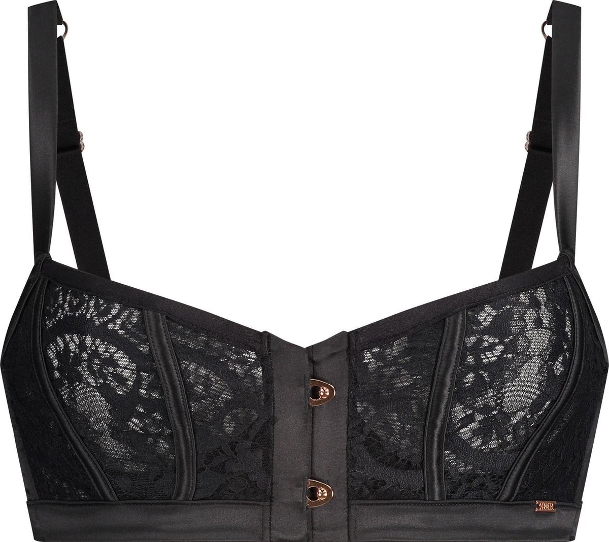 Hunkemöller NOIR Dames Voorgevormde beugel bh Hannako - maat D80