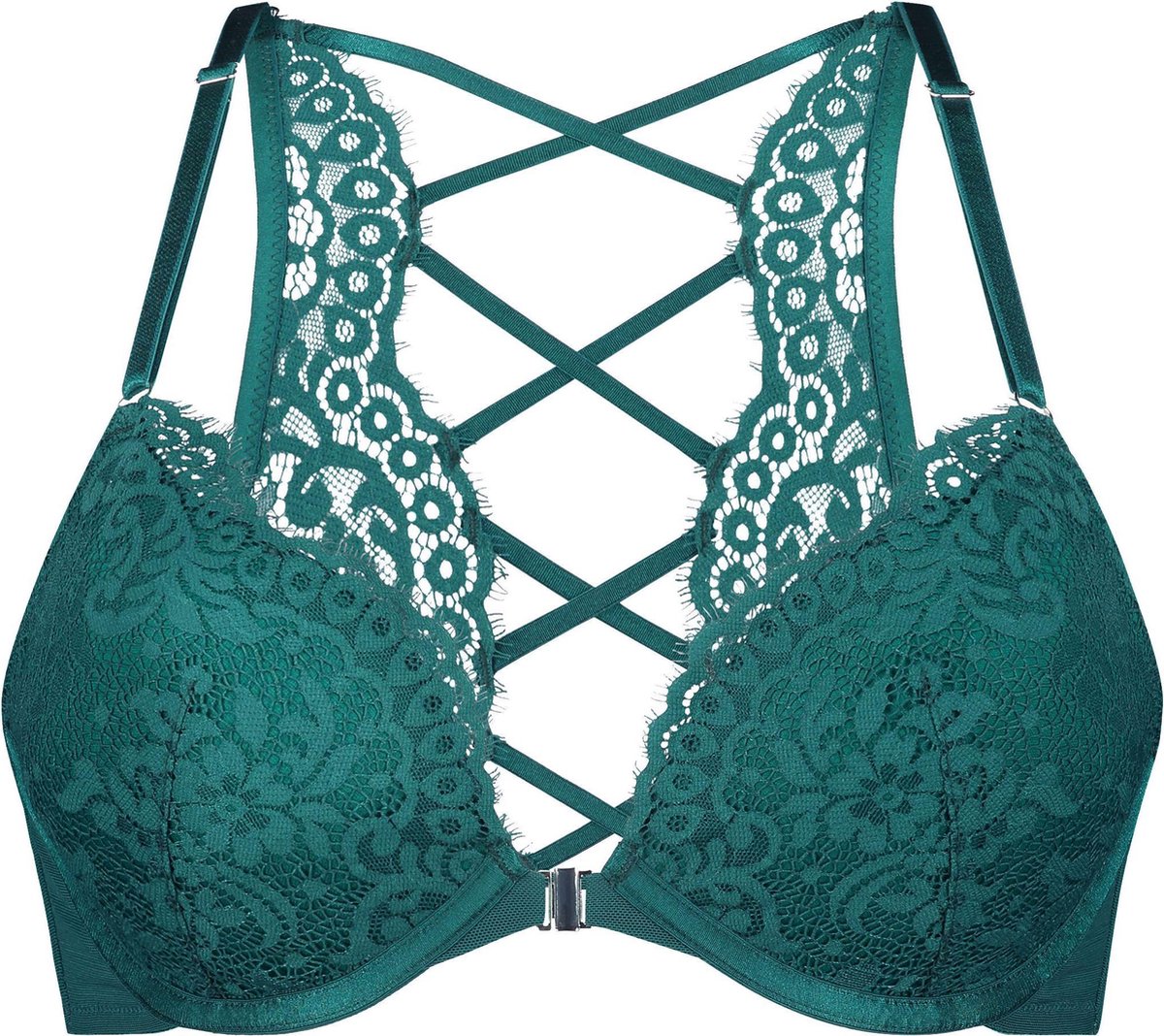 Hunkemöller Dames Voorgevormde push up beugel bh Cardi - maat D70