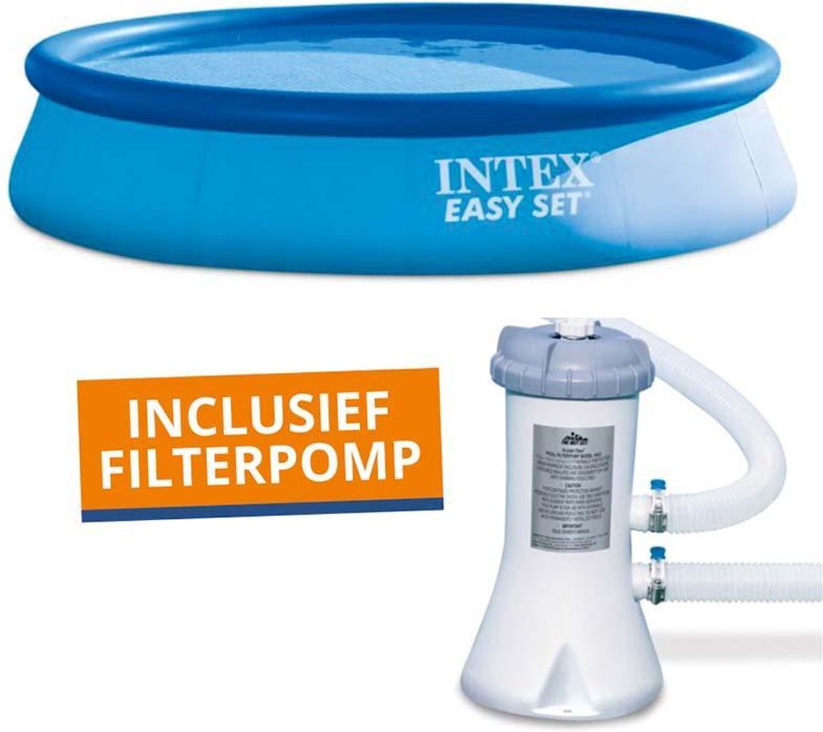 Intex Easy Set Zwembad  Ø: 366 cm H: 76 cm - Opblaaszwembad