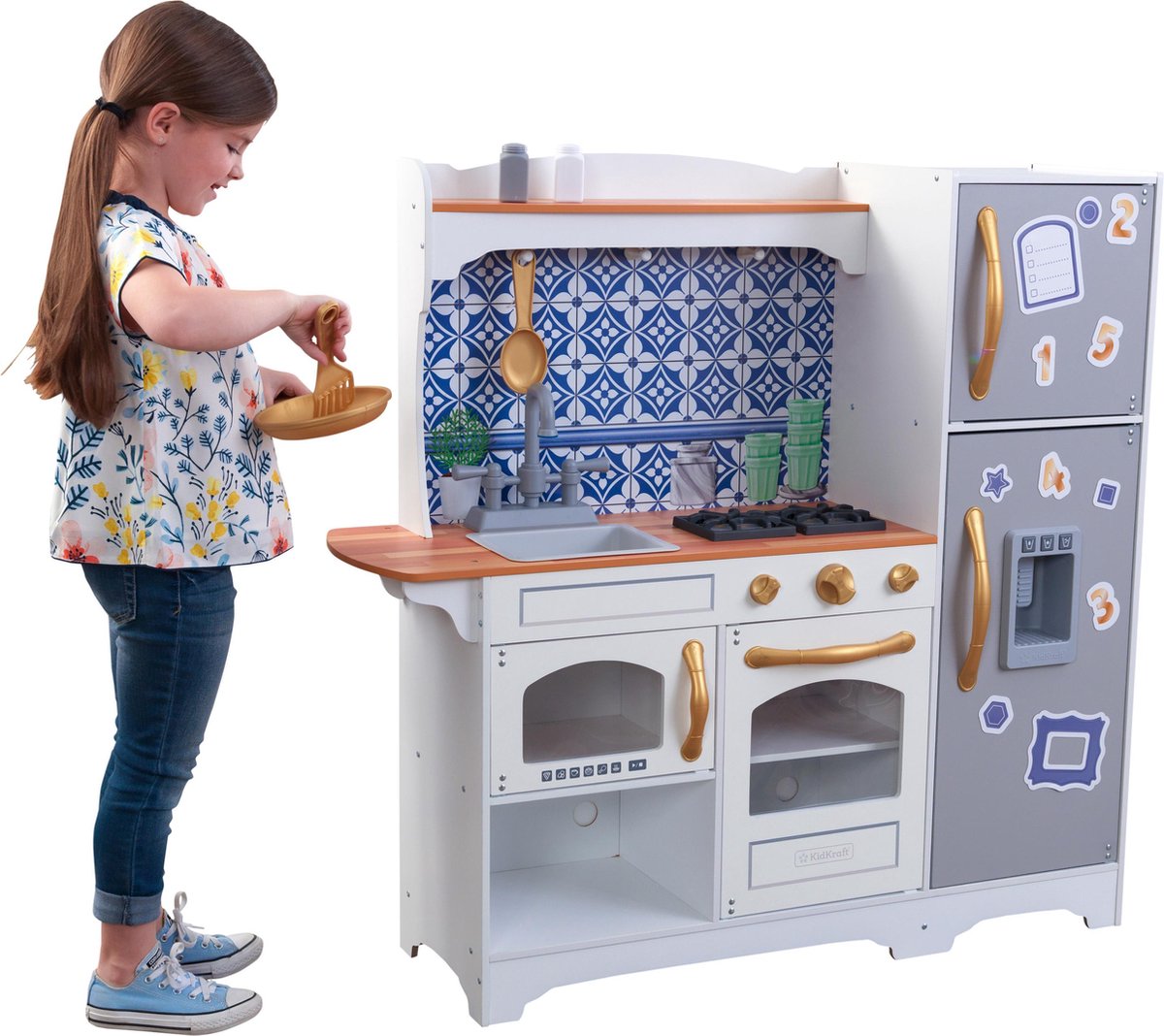 KidKraft Houten Mosaic Magnetic Speelkeuken