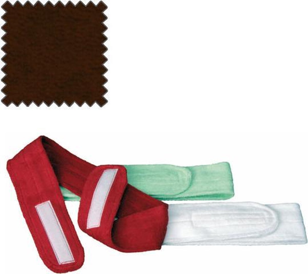 Bandeau badstof zwart