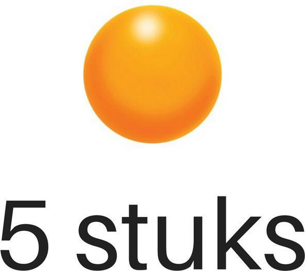 5 stuks stressbal om hand