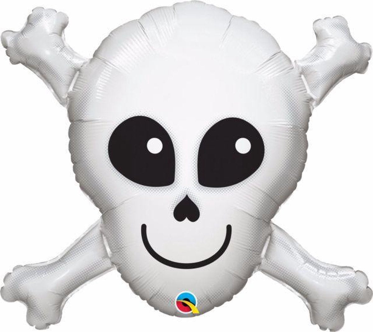 Folie doodshoofd 81cm excl. helium